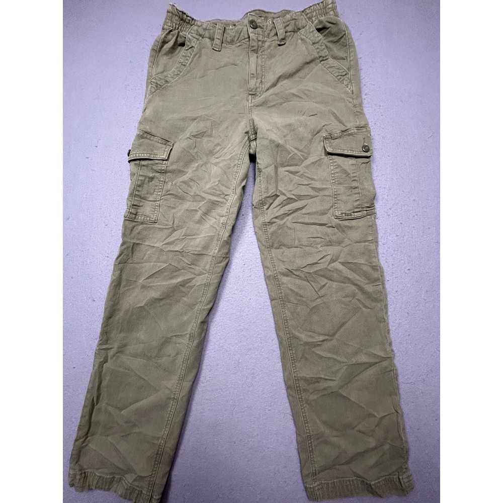 American Eagle Cargo Pants Cotton Blend Olive Green 29x27 Mens